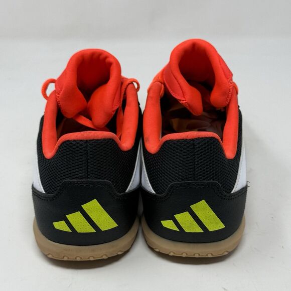 Adidas Predator Club Indoor Sala Soccer Shoes Mens 7 Black Solar Red Sneakers - Picture 10 of 16